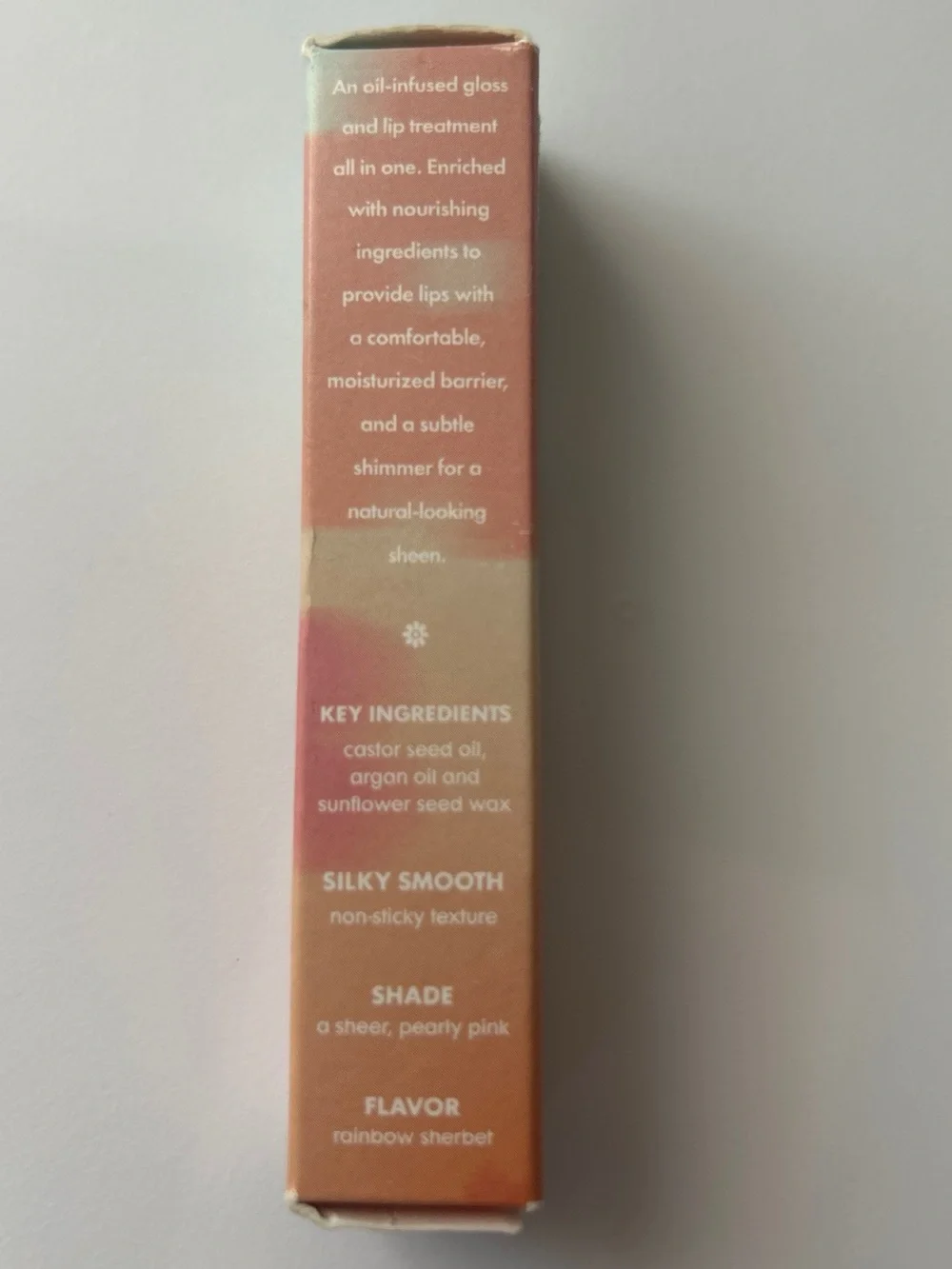 Free People Vegan Lip Gloss Oil – Sherbet (NIB)